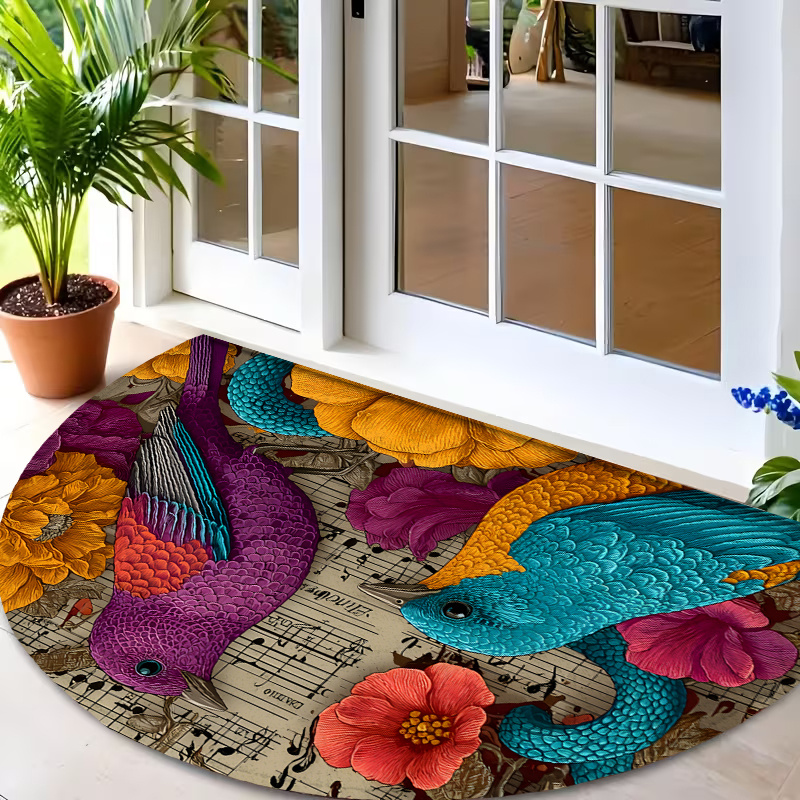 Commercial Printing And Graphics - Artistic Tropical Floral Avian Graphic Print