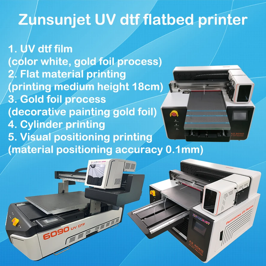 Small A2 Flatbed UV Dtf Inkjet - Dtf Printer Machine ulasan dan harga