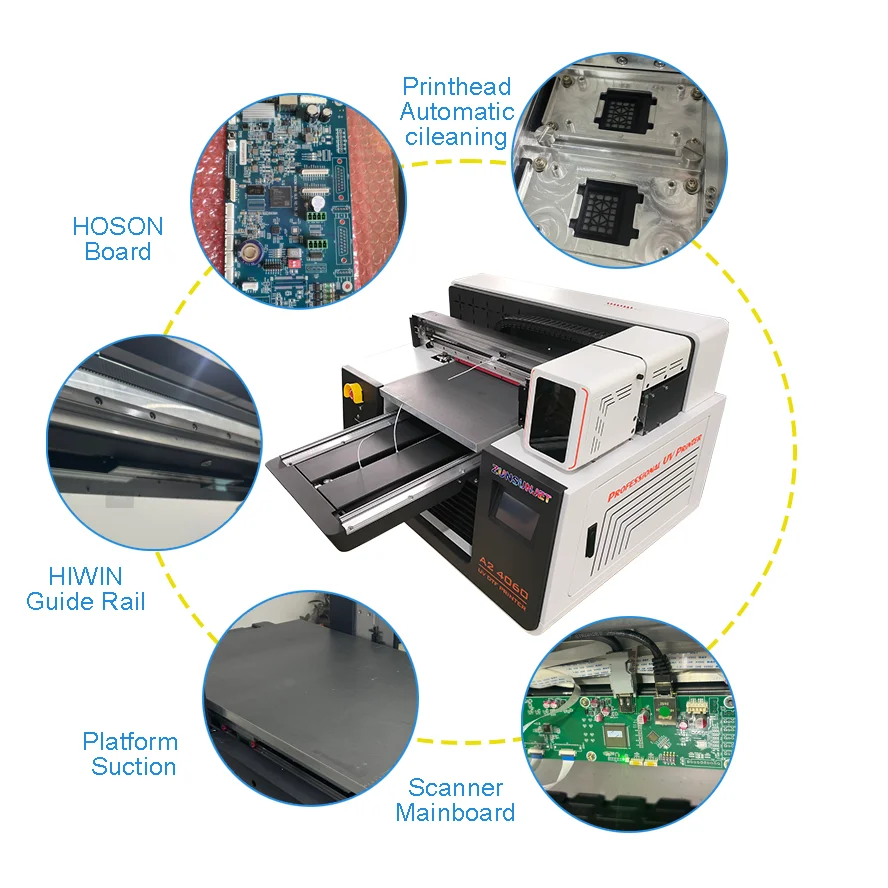 Small A2 Flatbed UV Dtf Inkjet - Dtf Printer Machine ulasan dan harga