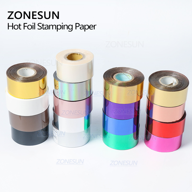ZONESUN 3/4/5cm Gold Silver Bl - Foil Transfer Machine ulasan dan harga